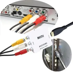 AV to HDMI HD Video Converter - White