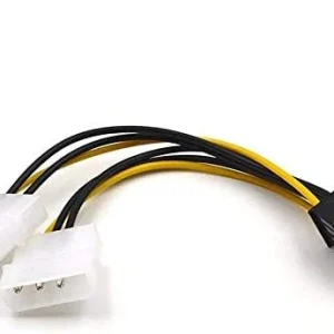 CI-Express Graphics Board Power Supply 6 Pin Conversion Cable Peripherals (2 x 4 Pin) to PCI-E (6 Pin)