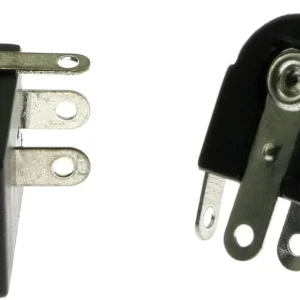 طقم سوكيت باور نتاية (Female DC Power Jack) للتركيب على اللوحة - مقاس 5.5x2.1mm - لون أسود - عبوة احترافية 5 قطع